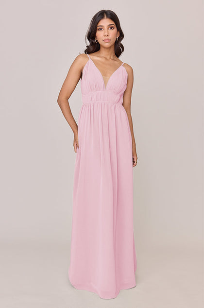 Alma Chiffon Dress | Made To Order | Perfect Pink