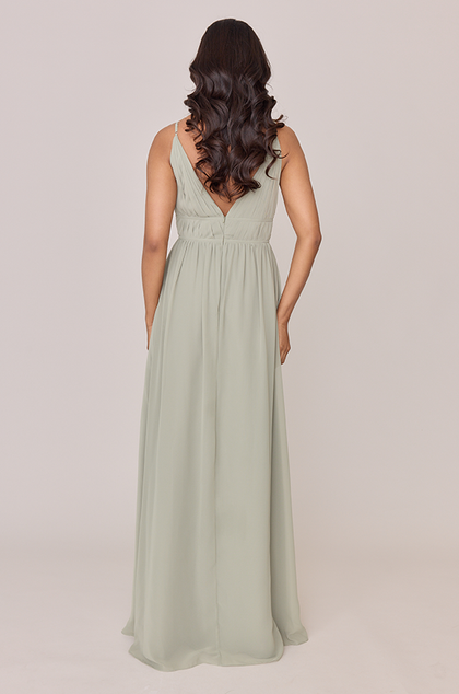 Alma Chiffon Dress | Made To Order | Silver Sage