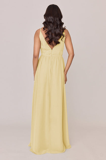 Alma Chiffon Dress | Made To Order | Yellow