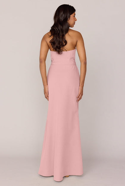 Amara Crepe Dress | Made To Order | Blushing Bride