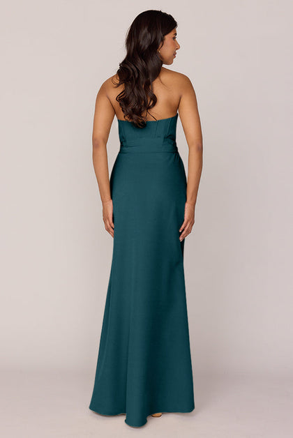 Amara Crepe Dress | Made To Order | Classic Emerald