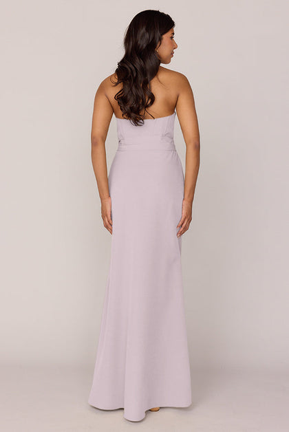 Amara Crepe Dress | Made To Order | Lilac
