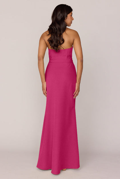 Amara Crepe Dress | Made To Order | Malibu Pink