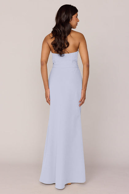 Amara Crepe Dress | Made To Order | Periwinkle