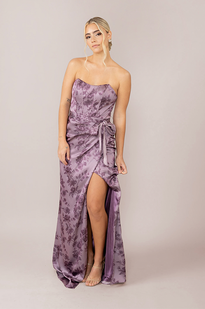 Model: Rylee; Size: 6; Color: Lilac Bouquet
