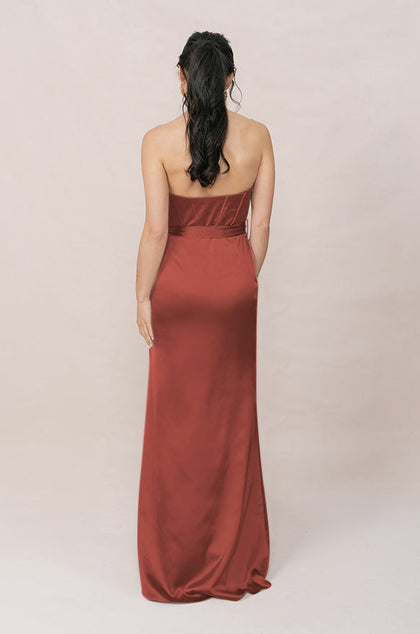 Amara Satin Dress | Made To Order | Cinnamon Rose