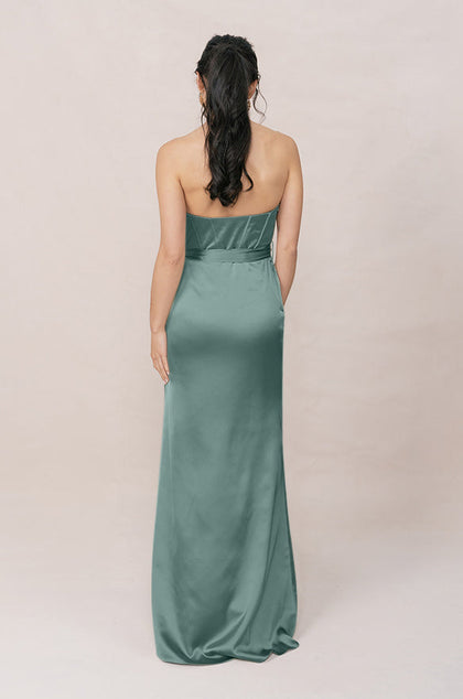 Amara Satin Dress | Made To Order | Rosemary