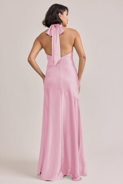 Amaya Satin Dress | Made To Order | Perfect Pink