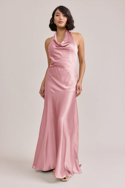 Amaya Satin Dress | Made To Order | Rosette