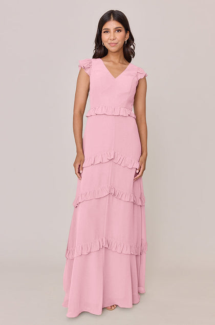 Amelia Chiffon Dress | Made To Order | Rosette
