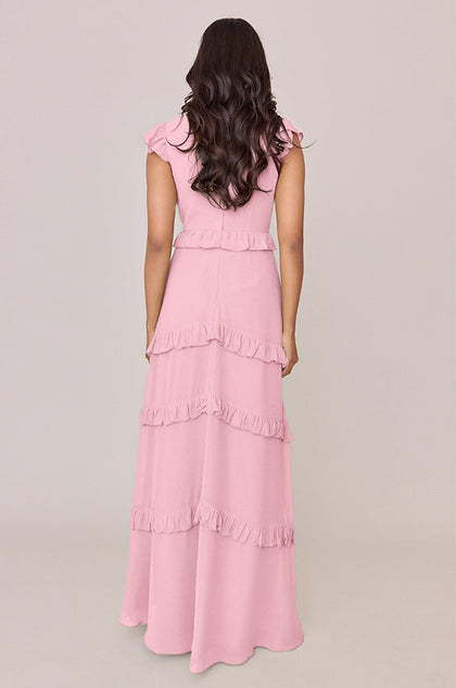 Amelia Chiffon Dress | Made To Order | Rosette