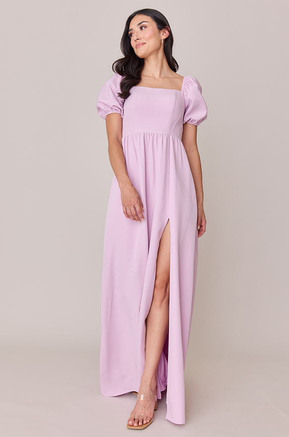 chinese dress ladies Crepe Georgette Dress with Draped Sleeves main image 0
