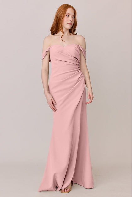 Ariel Convertible Crepe Dress | Made To Order | Blushing Bride