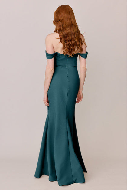 Ariel Convertible Crepe Dress | Made To Order | Classic Emerald