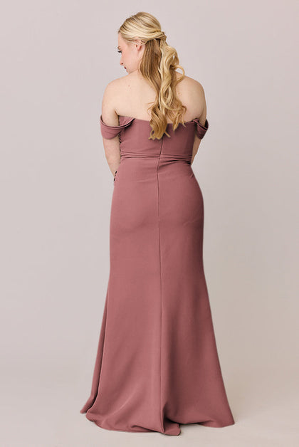 Ariel Convertible Crepe Dress | Made To Order | Dusty Rose