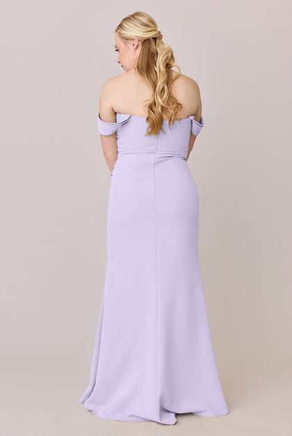 Ariel Convertible Crepe Dress | Made To Order | Light Lavender