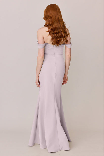 Ariel Convertible Crepe Dress | Made To Order | Lilac