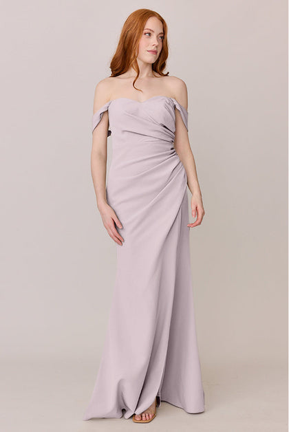 Ariel Convertible Crepe Dress | Made To Order | Lilac