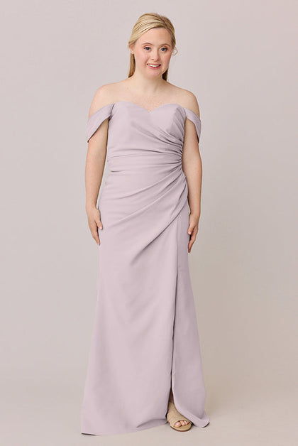 Ariel Convertible Crepe Dress | Made To Order | Lilac