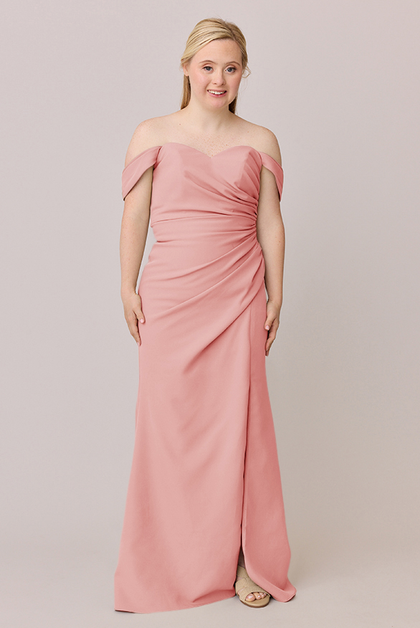 Ariel Convertible Crepe Dress | Made To Order | Rosette