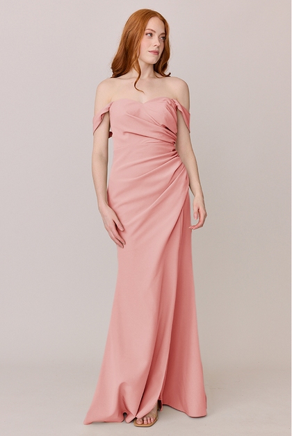 Ariel Convertible Crepe Dress | Made To Order | Rosette