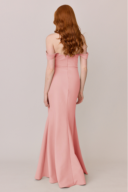Ariel Convertible Crepe Dress | Made To Order | Rosette