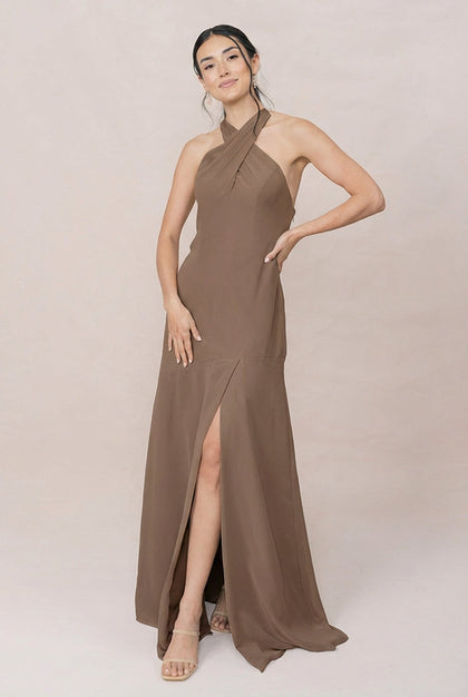 Athena Chiffon Dress | Made To Order | Truffle