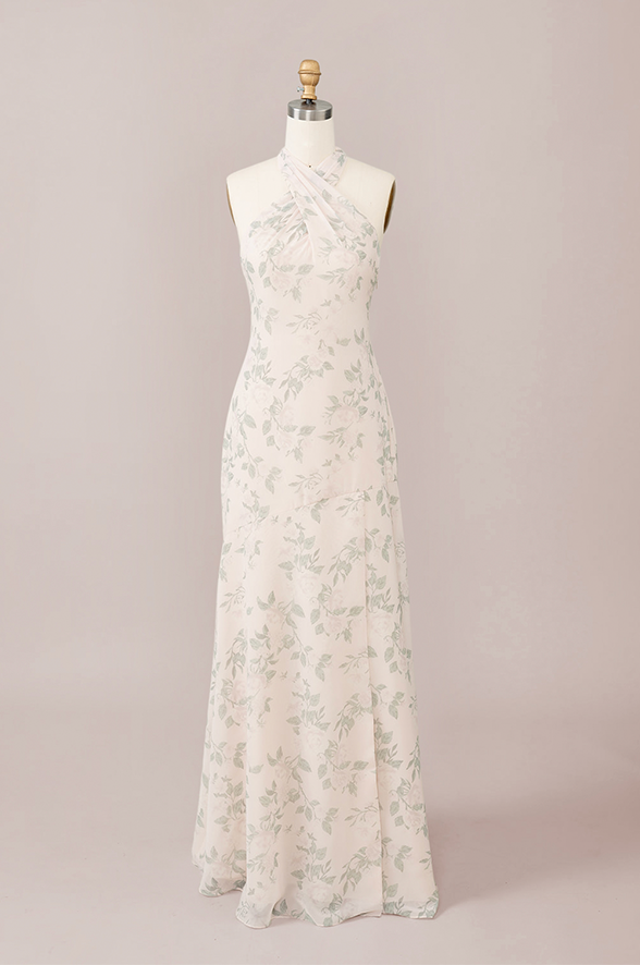 Poppy Chiffon Floral Print Dress