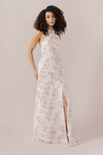 Model: Brinkley; Size: 4; Color: Blushing Bride Bouquet
