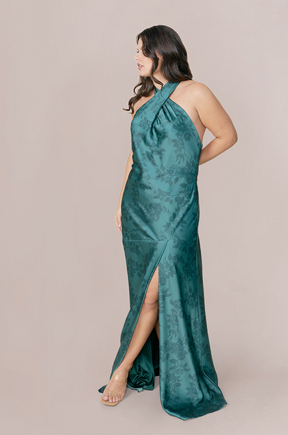 Model: Barbara; Size: 14; Color: Emerald Bouquet