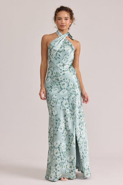 Model: Erica; Size: 4; Color: Sage Blossom
