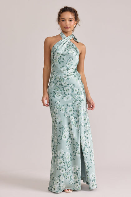 Model: Erica; Size: 4; Color: Sage Blossom