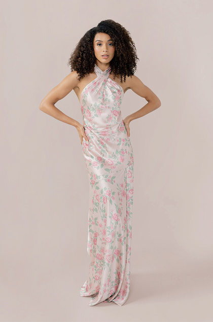 Model: Brinkley; Size: 4; Color: Blushing Bride Bouquet