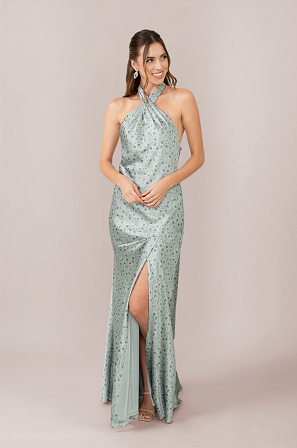 Model: Lindsey; Size: 4; Color: Sage Posey
