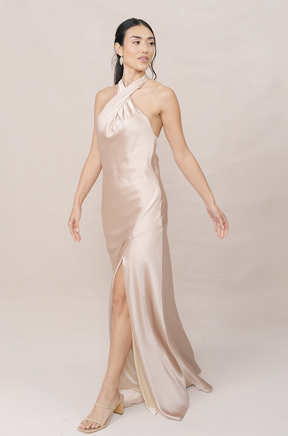 Model: Saije; Size: 4; Color: Gold Champagne