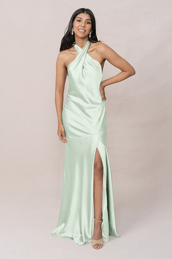 Athena Satin Dress | Made To Order