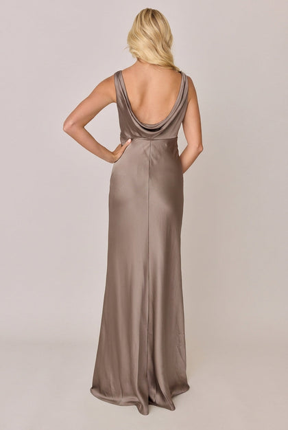 Audrey Satin Dress | Made To Order | Truffle