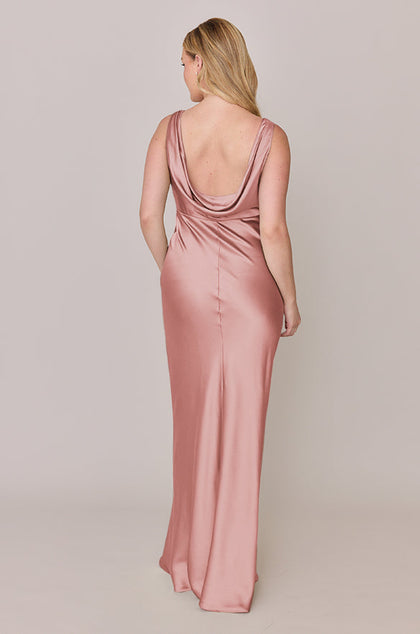 Audrey Satin Dress | Made To Order | Blushing Bride