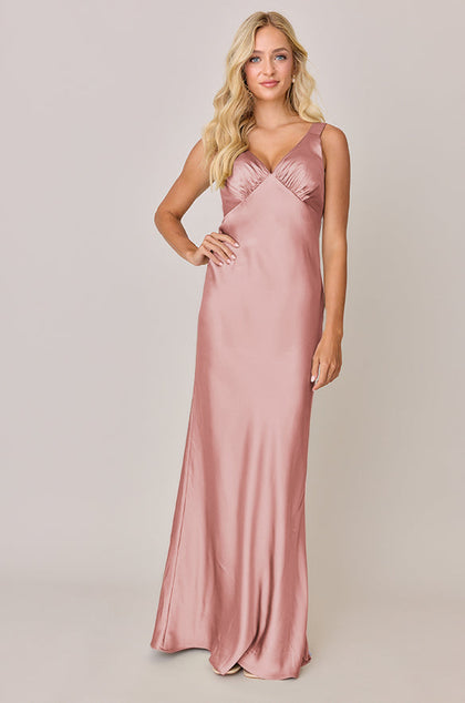 Audrey Satin Dress | Made To Order | Blushing Bride