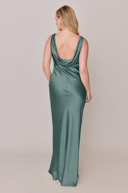 Audrey Satin Dress | Made To Order | Rosemary