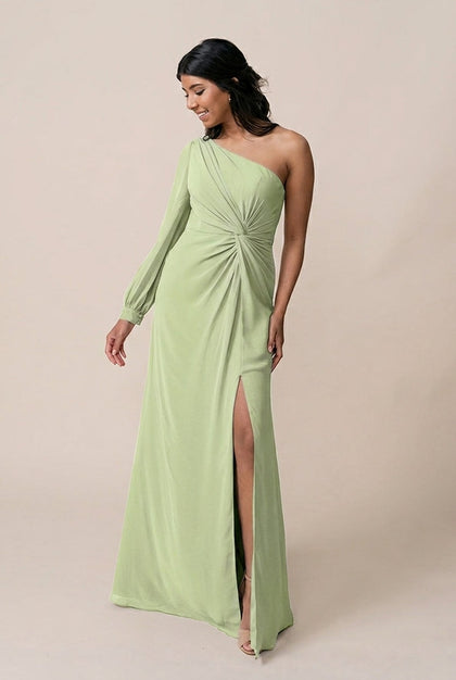 Aurora Chiffon Dress | Made To Order | Matcha
