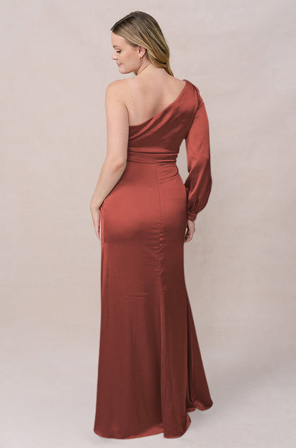 Aurora Satin Dress | Made To Order | Cinnamon Rose