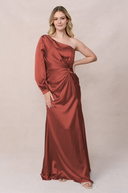 Aurora Satin Dress | Made To Order | Cinnamon Rose