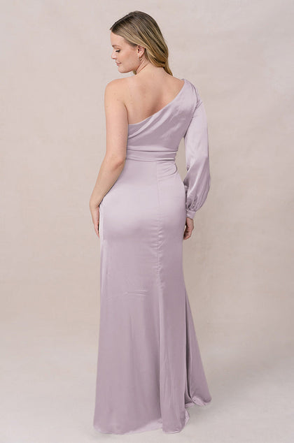 Aurora Satin Dress | Made To Order | Lilac