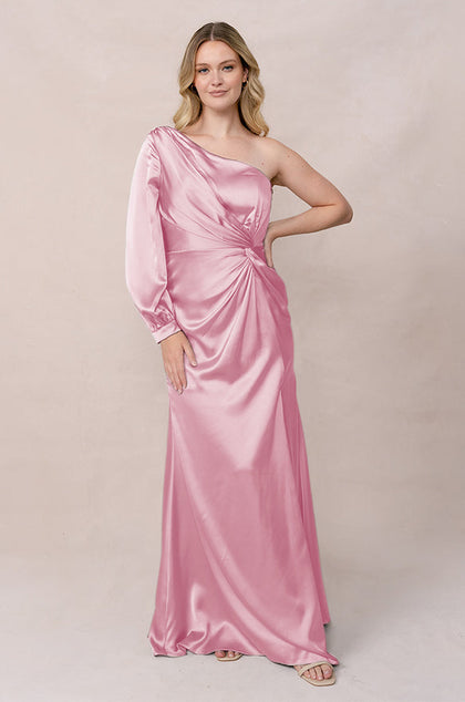 Aurora Satin Dress | Made To Order | Perfect Pink