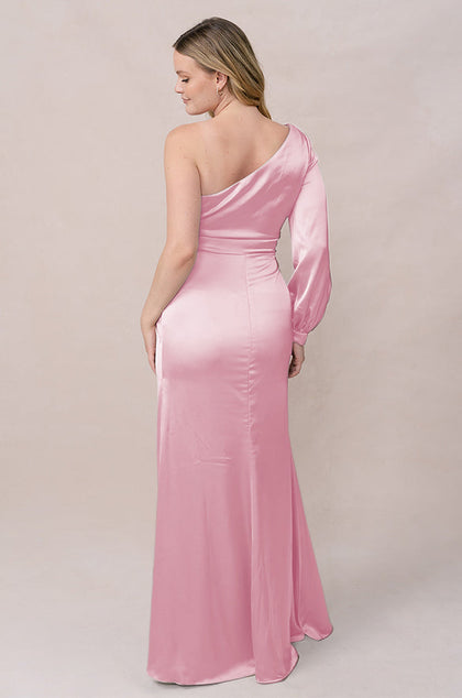 Aurora Satin Dress | Made To Order | Perfect Pink