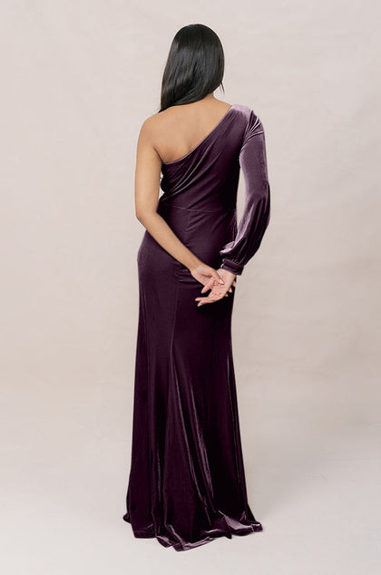 Aurora Velvet Dress | Made To Order | Purple