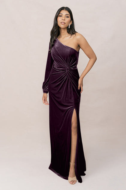 Aurora Velvet Dress | Made To Order | Purple