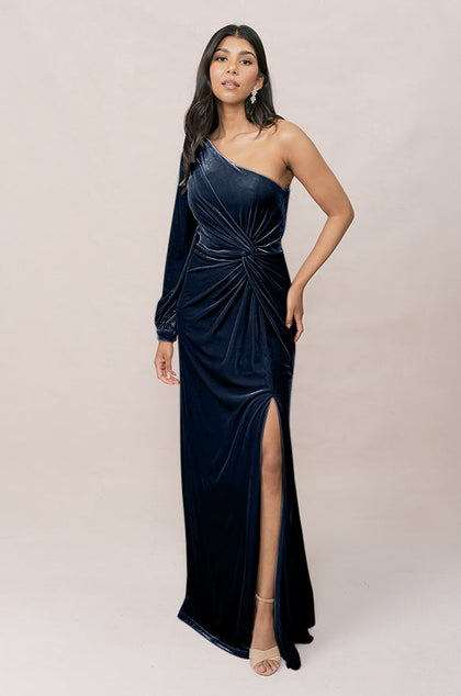Aurora Velvet Dress | Made To Order | Royal Blue