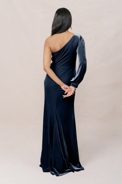 Aurora Velvet Dress | Made To Order | Royal Blue